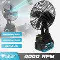 5/6/8 Inch 4000RPM Electric Fan Multiple Uses Powerful Power