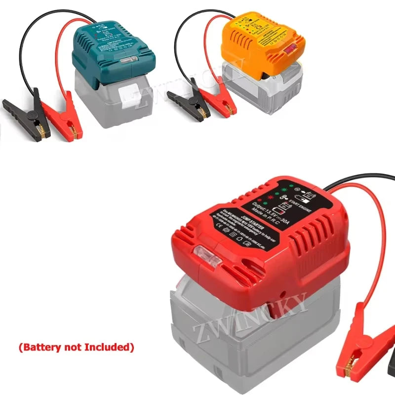 For Makita/Milwaukee/Dewal/EINHEL 18V Battery Jump Starting 