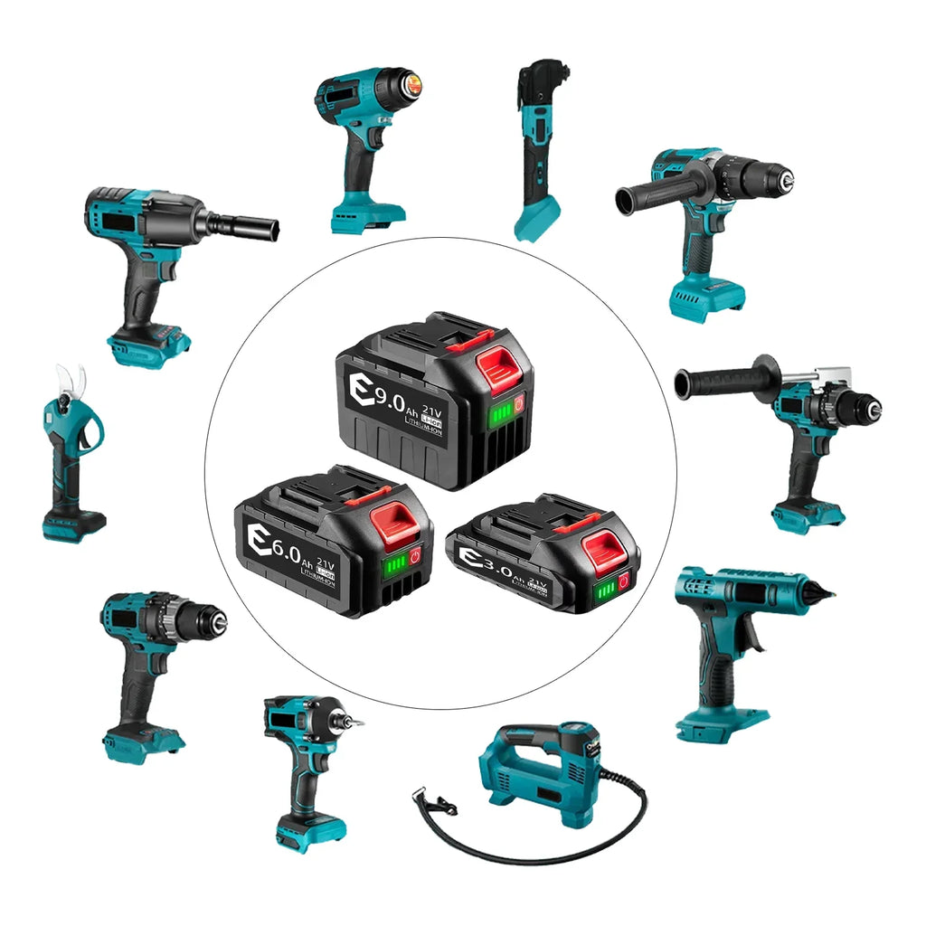 Makita 21V Battery Pack 5S2P Li-ion 3000mah 6000mah 9000mah 