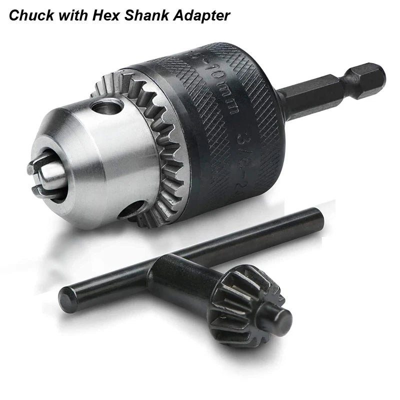 1.5-13mm Converter 1/2 -20UNF Key Drill Chuck Thread Quick C