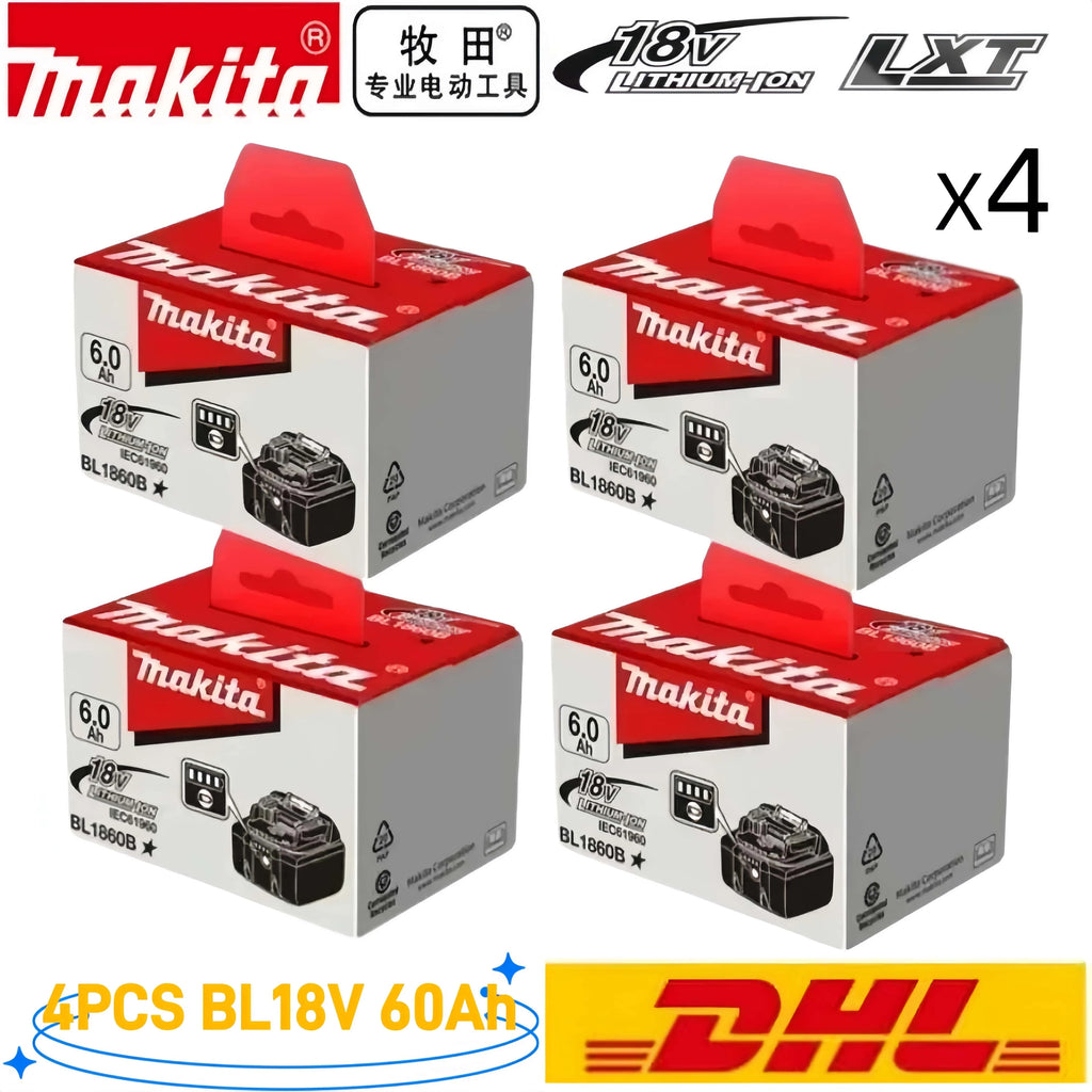 Replace the Original Makita BL1860 18V 6AH Lithium-Ion Makita Battery for Power Tools with BL1850B BL1860B Power Tool Battery