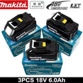 100% Original Makita 18V 6.0Ah battery for Makita BL1830 BL1