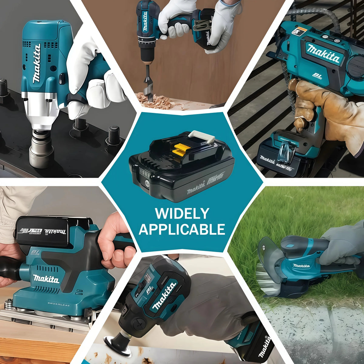 Genuine Makita BL1830 18V 3.0Ah Battery + DC18RC Charger Set