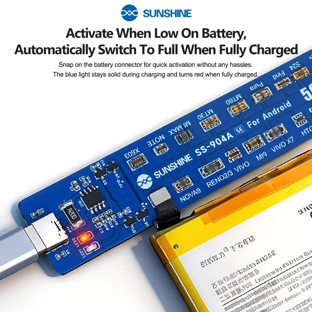 SUNSHINE Android Battery Repair Board - Low Power Activation