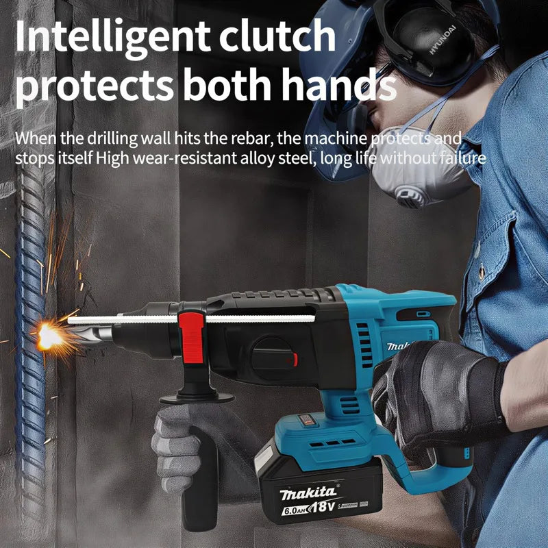 New Original Makita 26MM Brushless Hammer Cordless Hammer 18