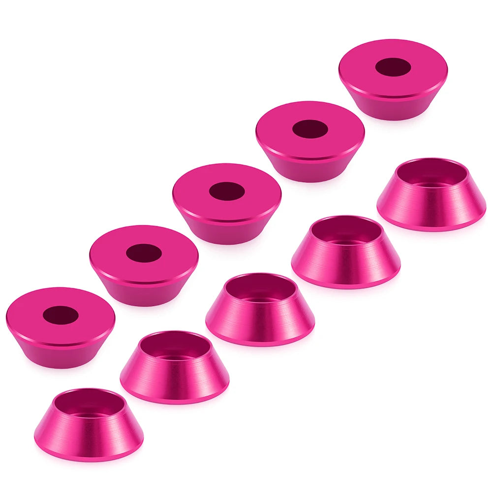 AXSPEED 10Pcs Aluminum M3 Countersunk Head Washer Gasket Cap Screw Hex Socket Screw for RC Model Upgrade Parts