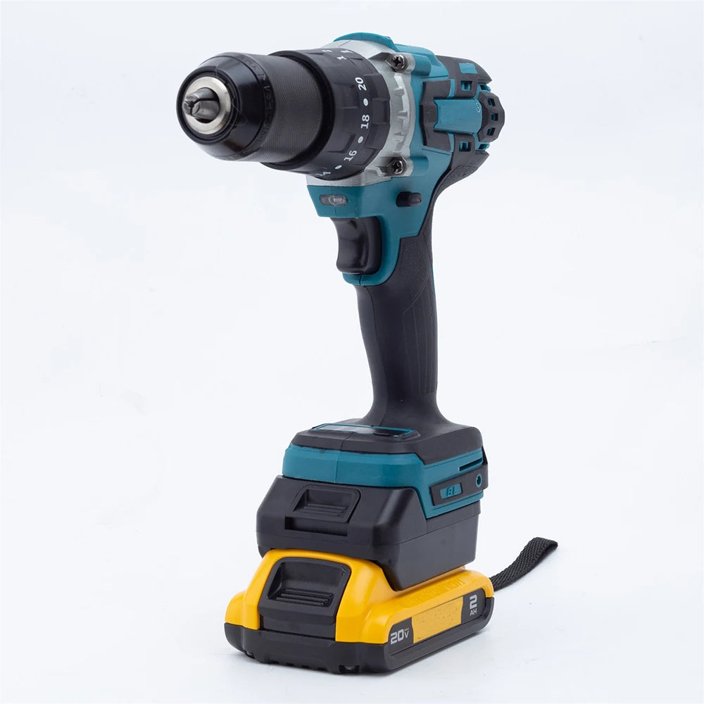 Battery Converter Adapter for DeWalt 18V Li-ion to for Makit