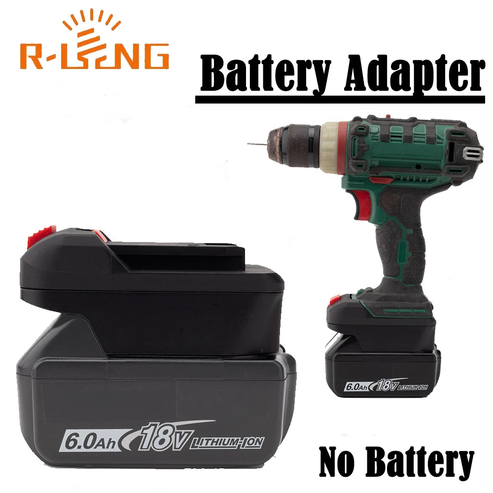 Battery Adapter Converter for Makita 18V BL1860 Lithium to f