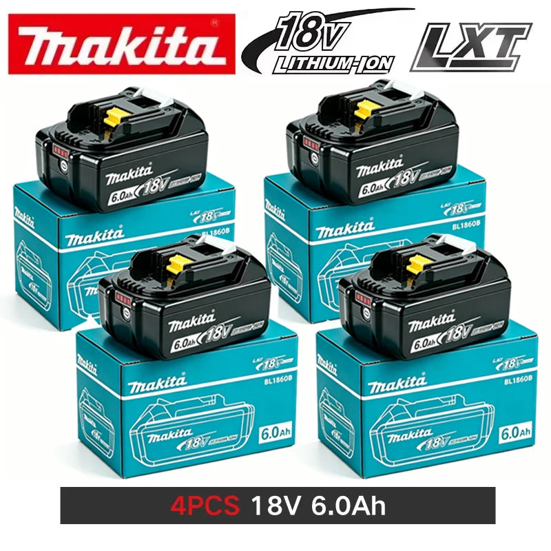 original Makita battery 18V rechargeable battery 6.0Ah replacing Makita DDF487 BL1840 BL1850 BL1860B BL1830B power tool battery