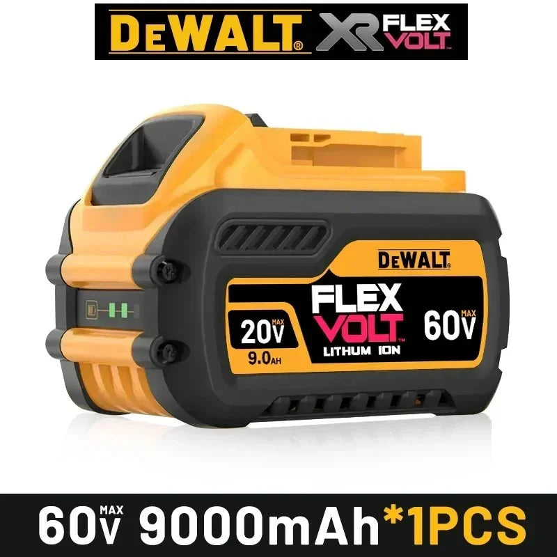 DeWALT 100% Original Battery 20V/60V 6Ah 9Ah MAX FlexVolt for DCB606 DCB205 DCB206 DCB209 DCB182 Power Tool with Battery