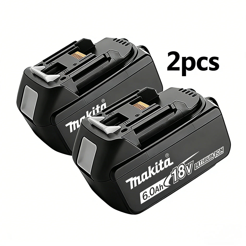 Original Makita 18V 6.0Ah Li-ion Battery BL1860B LXT Lithium Ion Replacement Power Tool Battery.