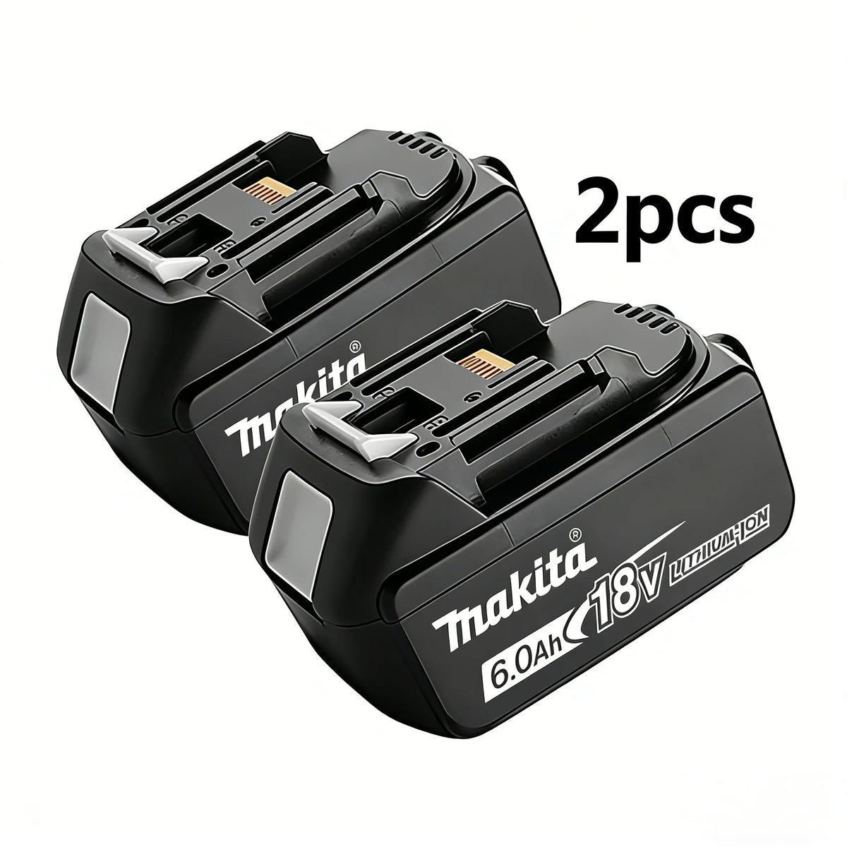 Original Makita 18V 6.0Ah Li-ion Battery BL1860B LXT Lithium Ion Replacement Power Tool Battery.