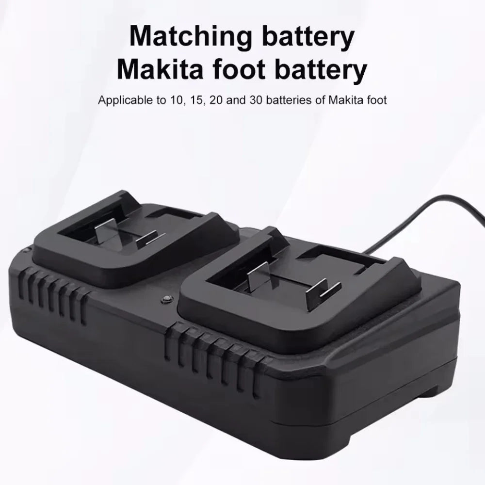 Dual Battery Charger For Makita BL1415 BL1815 BL1830 BL1850 