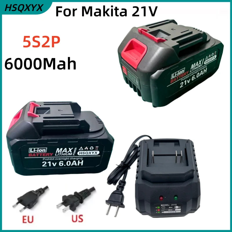 21v rechargeable lithium battery for Makita 21V Cordless Ele