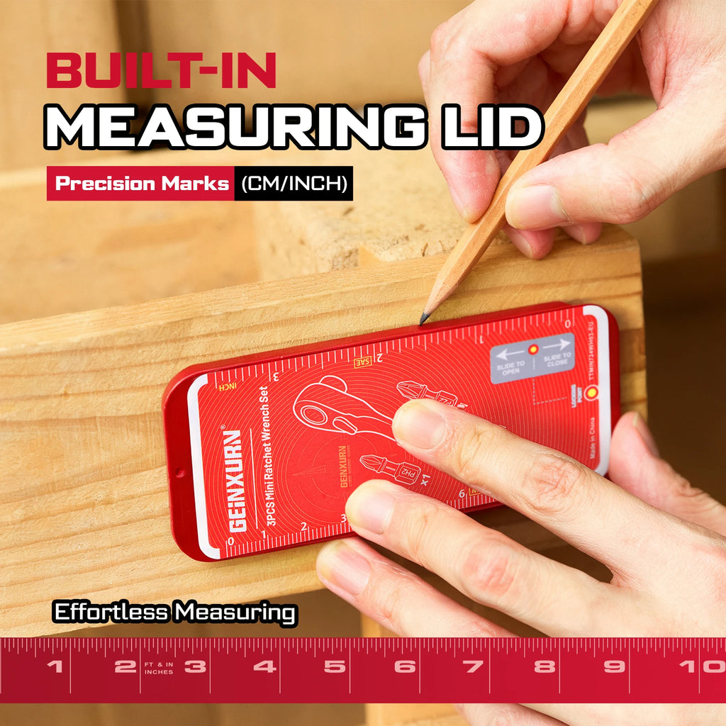 Geinxurn Mini Ratchet Screwdriver Set S2 Screwdriver Impact 