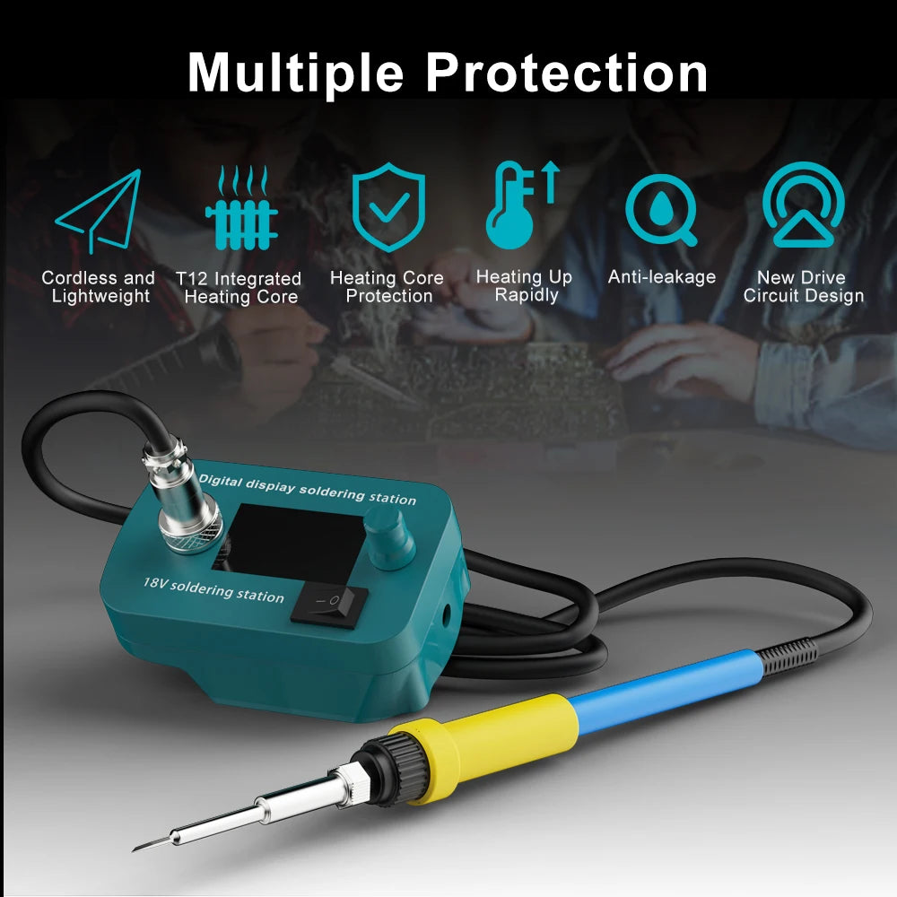 Cordless Soldering Iron For Makita For DEWALT For Milwaukee 