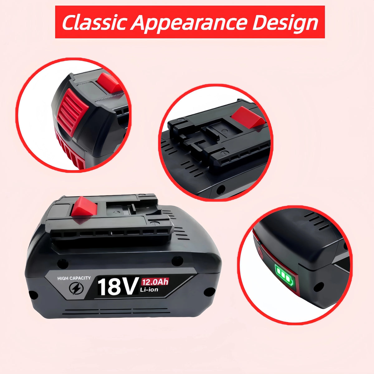 100% Original for Bosch 18V Battery 12.0Ah Wireless Power To