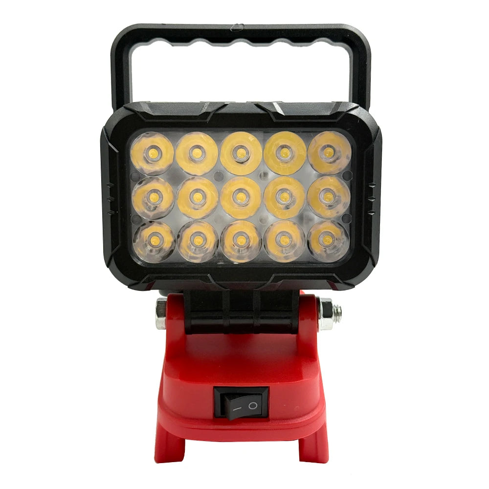 Power Tool Parts For Makita For Milwaukee For Dewalt 18V Li-ion Battery LED Work Lights Outdoor Lamp Hand Lantern Spotlight