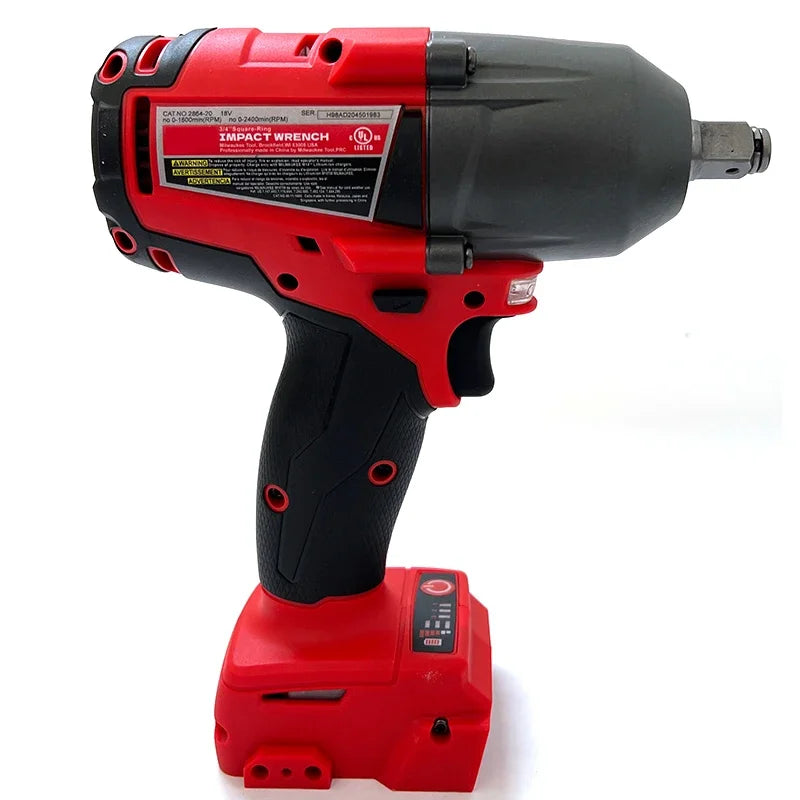 Fit Milwaukee Brushless Impact Wrench 1300NM Cordless Electr