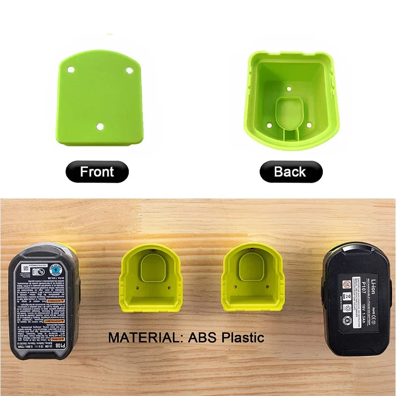 For Ryobi Holder 12V-18V Battery Wall Mount Holder Drill Mou