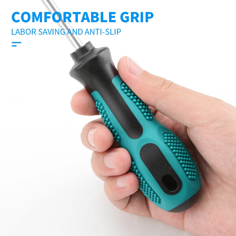 10Pcs Precision Screwdriver Set Magnetic SL PH Bits Insulate