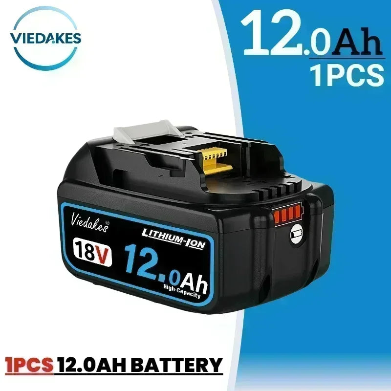 Original For Makita 18V Battery BL1860 12000mAh Compatible with DTD173 DHP487 DJV182 Professional Power Tools BMS Protection