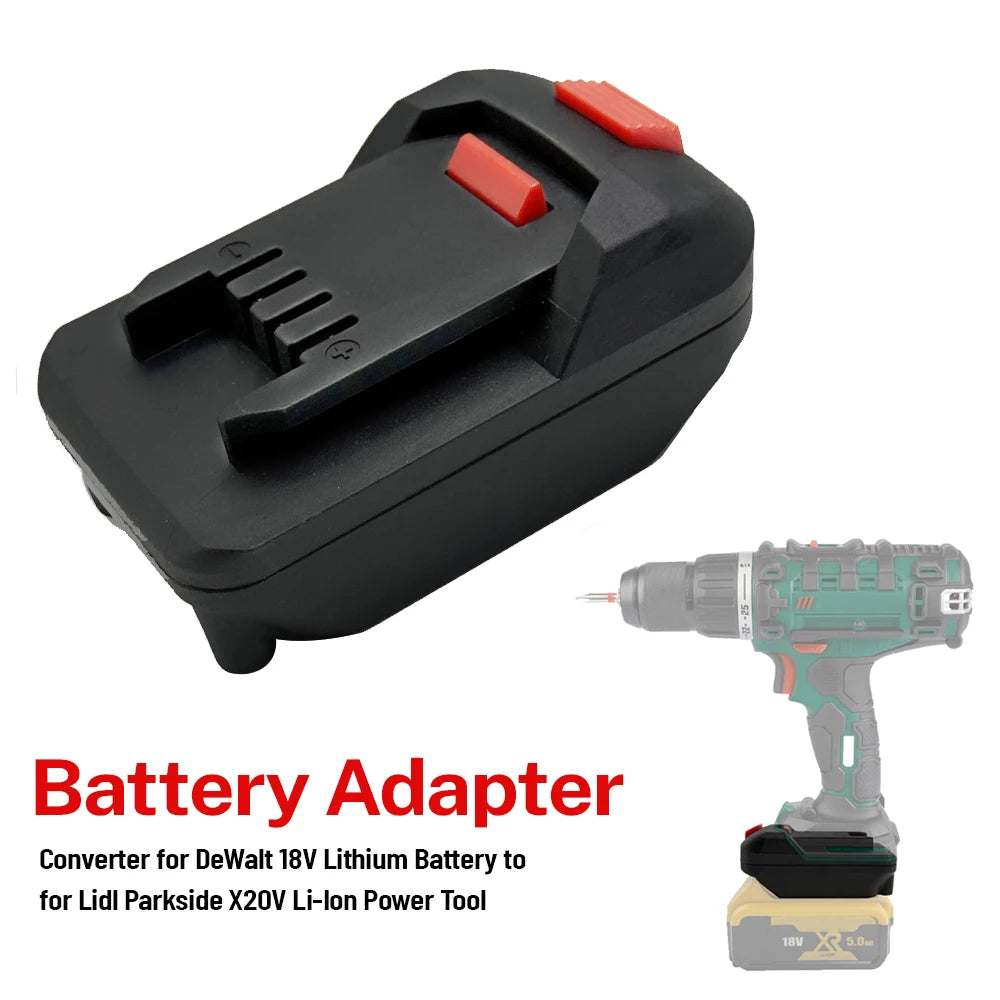 Battery Adapter Converter for DeWalt 18V Lithium Battery to 