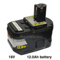new RYOBI 18V 12.0Ah-15C l-ion high-performance battery suitable for all series power tools P108 RB18L50
