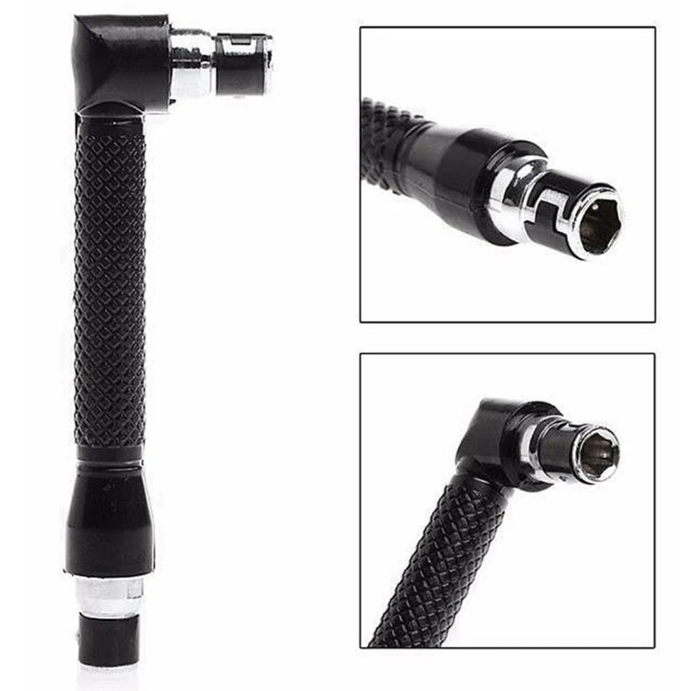 Black L type 1/4 hexagon screwdriver bit 90 double-end handl