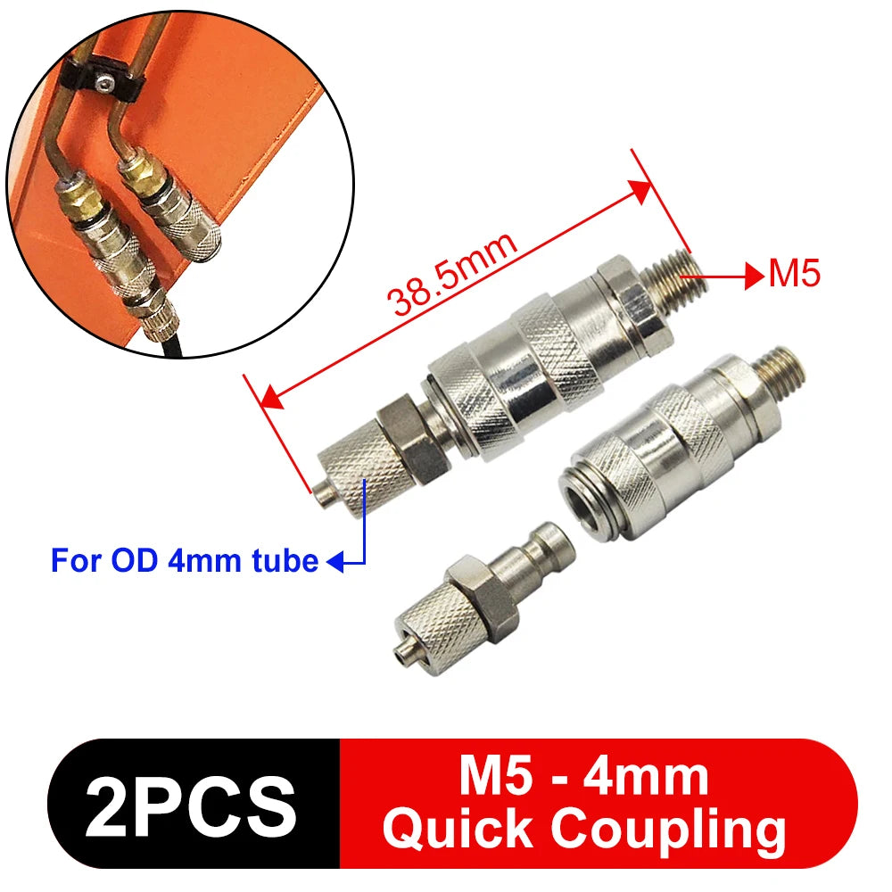 3mm/4mm Hose Hydraulic Copper Tube Welding M3/M5 Connector Bender Tool for RC Excavator Hydraulic Model Parts