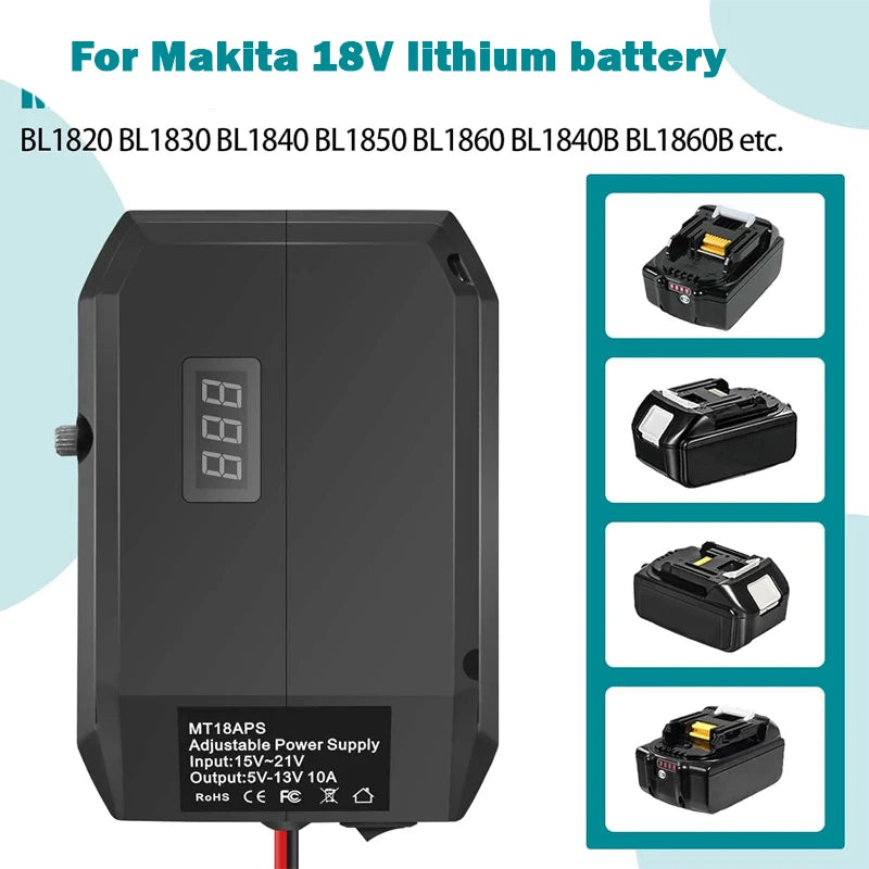 DC 18V to 12V Step Down Converter for Makita Battery Power W