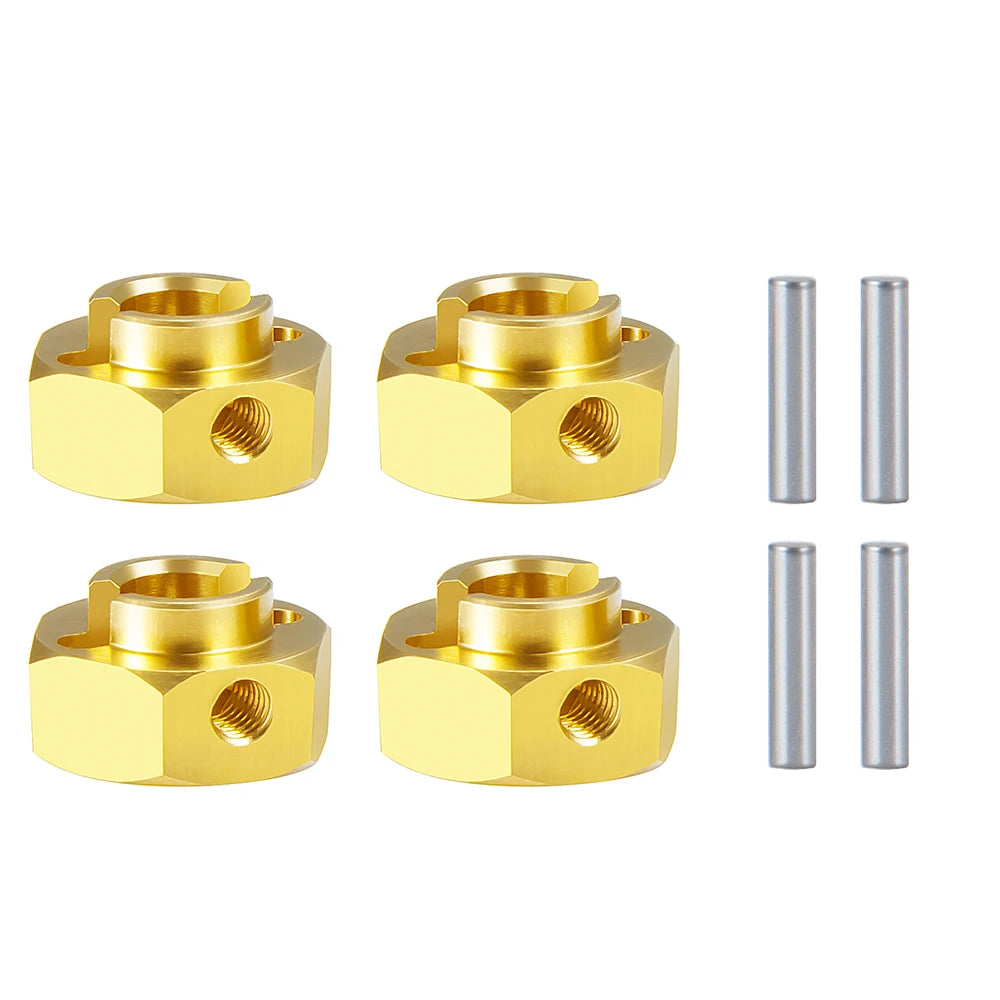 YEAHRUN 4PCS 12mm Hex Wheel Hub Drive Adapter 5/6/8/9/10/12m