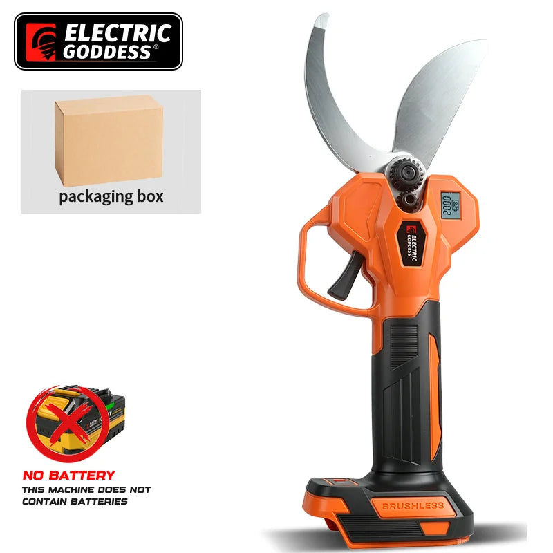 Brushless Electric Scissor Garden Trimmer 45mm Cutting Diameter Pruning Shears Garden Power Tools for Makita 18V Battery Pin