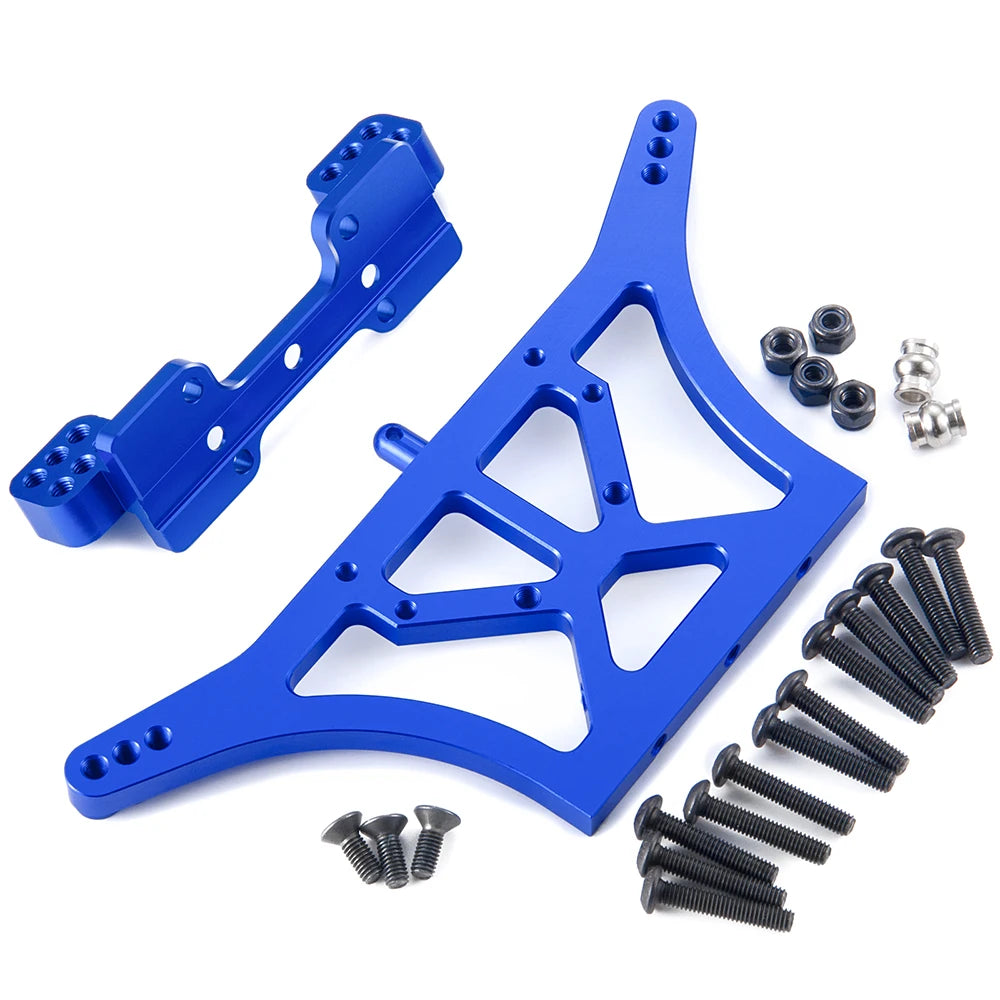 TRINOOD Alu Alloy Front Rear Shock Mount Steering Blocks Linkage Adapter for T-raxxas Slash 1/10 2Wd Short Course Truck Parts