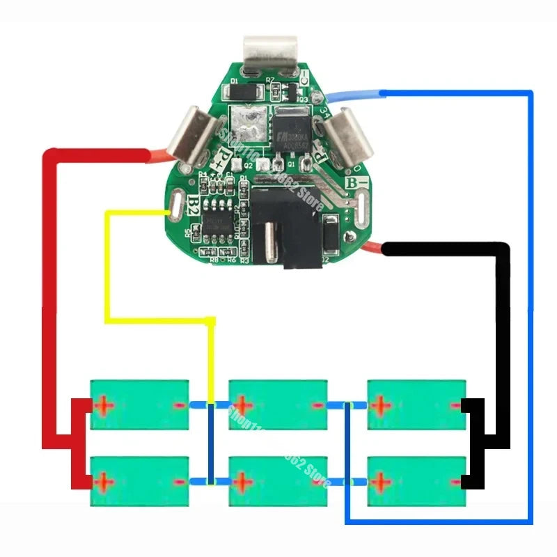 Power Tool Lithium Battery Case Circuit Board PCB for Lomvum
