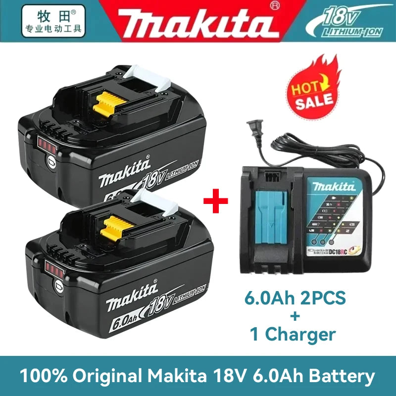Makita BL1860 18V 6.0Ah Lithium-Ion Battery with LED Indicat