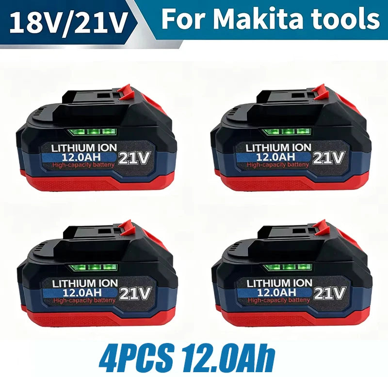 21V for Makita Battery Power Tools Li-ion Replacement LXTBL1860 BL1850 for 18V/21V Screwdriver with BMS 18V Battery