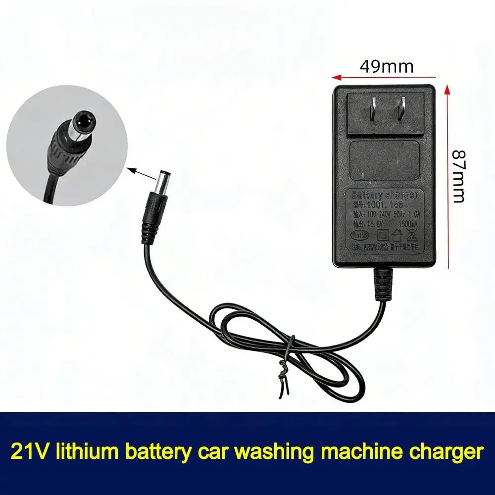Portable 18/21V/24V Lithium Dual-head Charger Overload Prote