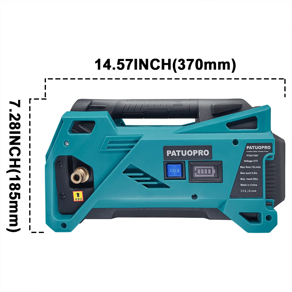 Cordless Electric Water Pump 10m Car Washing Watering Machin