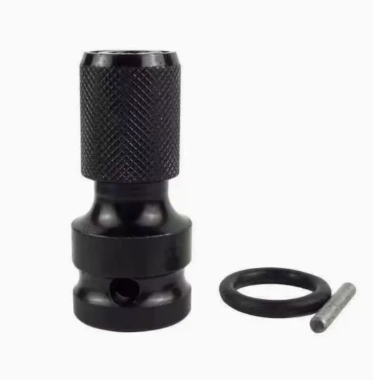 Drill Chuck Converter Socket Adapter Hex Shank 1/2 Drive To 1/4 Impact Drilling Bits Driver Quick Load Adapter For Power Tools