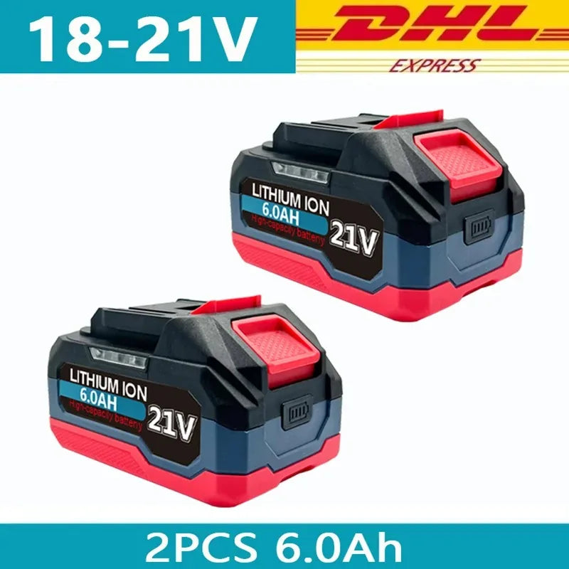 21V 6/9/12AH For Makita 18V Battery Power Tools Li-ion Replacement LXT BL1860 BL1850 BL1840 for 18V/21v Screwdriver with BMS