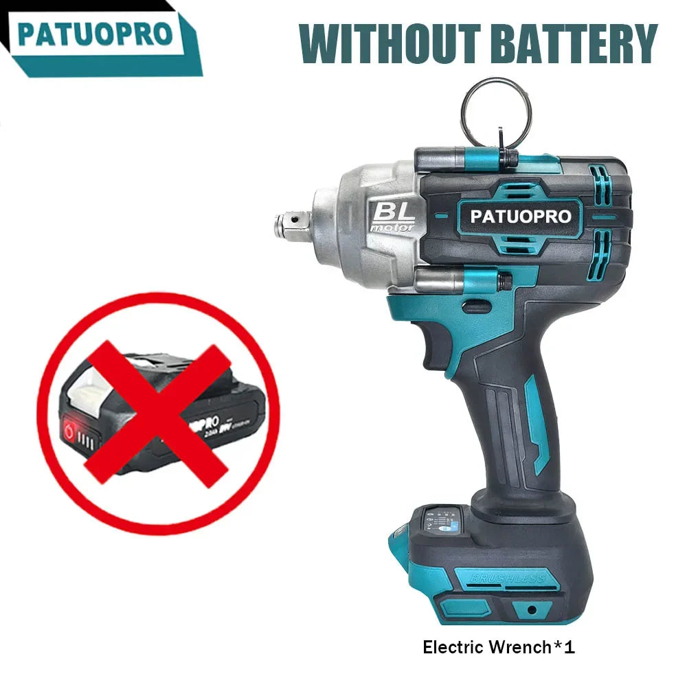 2000N.m Rechargable Handheld Electric Impact Wrench Brushles