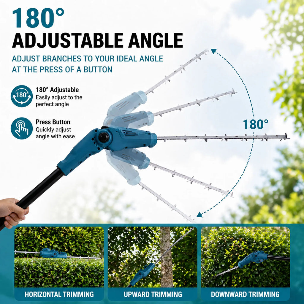 New Electric High Branch Hedge Trimmer Brushless Cordless Te