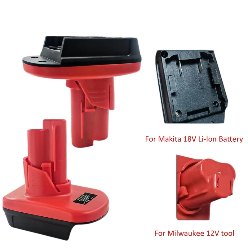 MT18M12 Battery Adapter Converter For Makita 18V Li-Ion Batt
