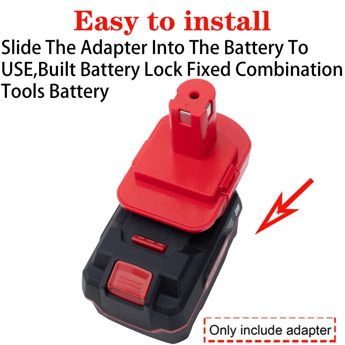 Adapter Converter For Ryobi 18V ONE+ Li-ion Tool To Lidl Par