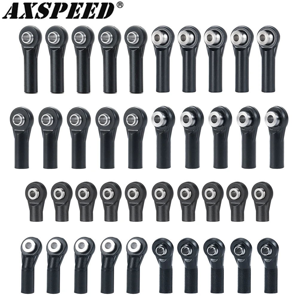 AXSPEED 10Pcs M3 Ball Joint Link Bar Rod End Plastic Ball He