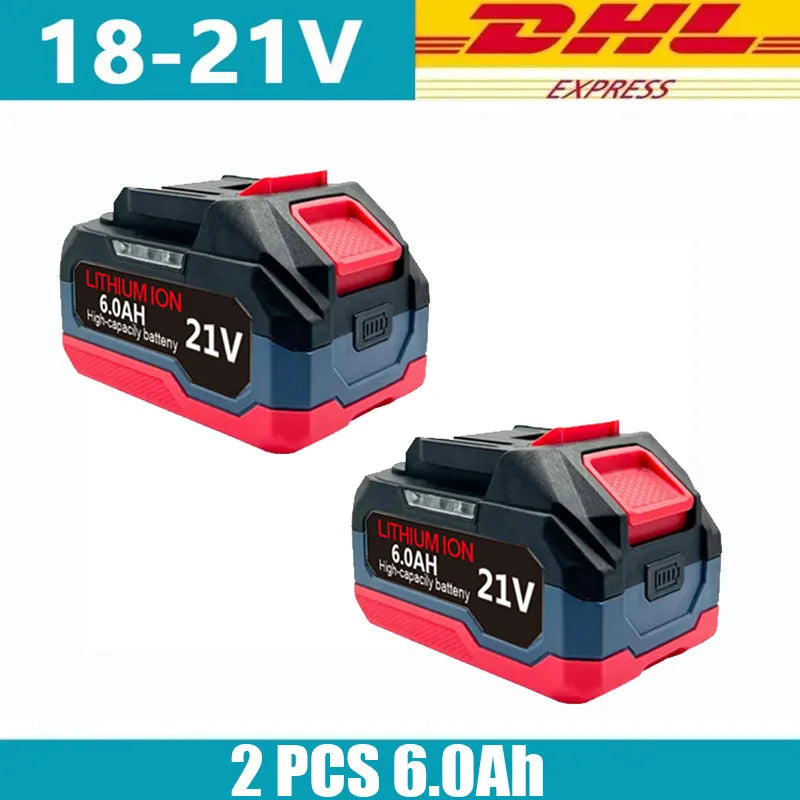 21V 6.0Ah 12.0Ah For Makita 18V Battery Power Tools Li-ion Replacement LXT BL1850 BL1860 DDF487 for 18V Screwdriver with BMS