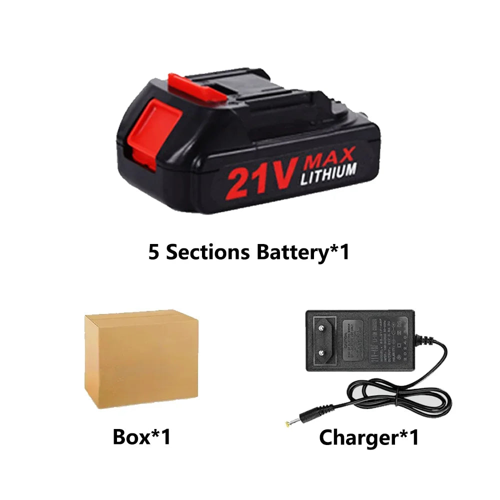 18V 20V 21V High-Power Rechargeable Lithium Ion Battery with Charger for Makita BL1830 BL1840 BL1850 Power Tool Battery