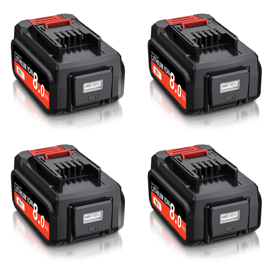 For EINHELL EIN18C2 18V 8.0Ah Battery Li-ion Replacement Battery for Power X-change PX-BAT4 4511396 4511437 Power Tools