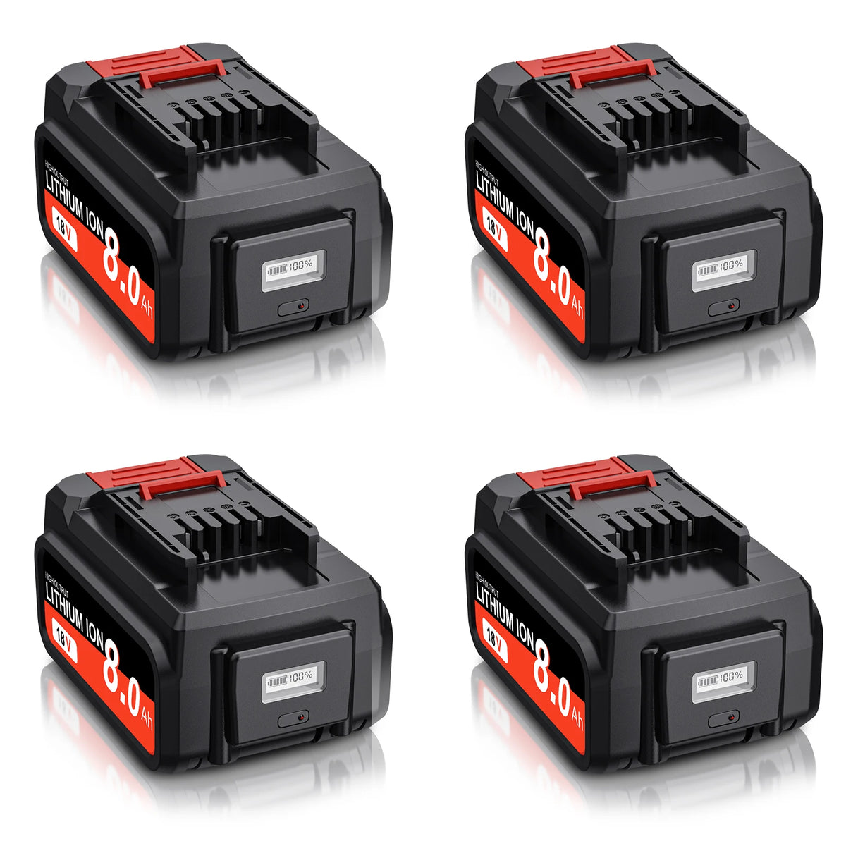 For EINHELL EIN18C2 18V 8.0Ah Battery Li-ion Replacement Battery for Power X-change PX-BAT4 4511396 4511437 Power Tools